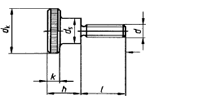 viti alte zigrinate acciaio inox